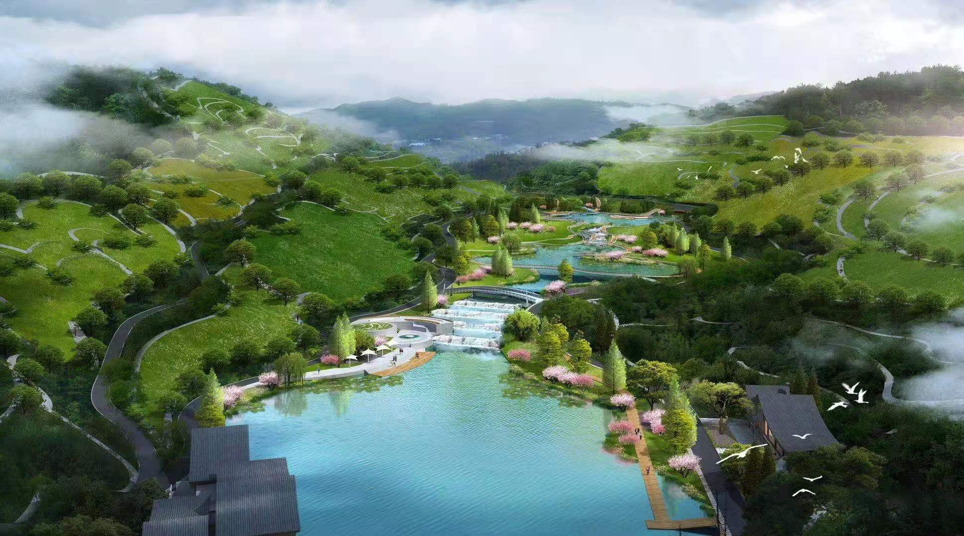 集贤湖、龙母湖